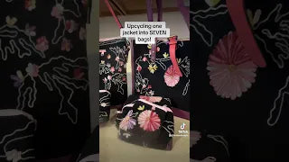 SEVEN purses from one jacket!