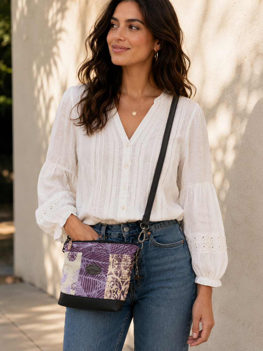 Summer Lilac Crossbody Purse