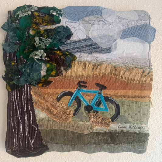 Memories of a bike ride—now available at Auburn Old Town Gallery