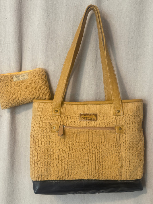 Sunshine Sweater Knitting Bag--TWO piece set
