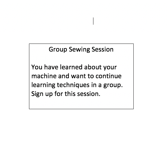 Group Sewing Help
