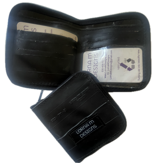 Zipped Inner Tube Wallet