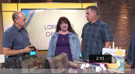 Lorna talks about her products on Fox40 Live in Sacramento CA.