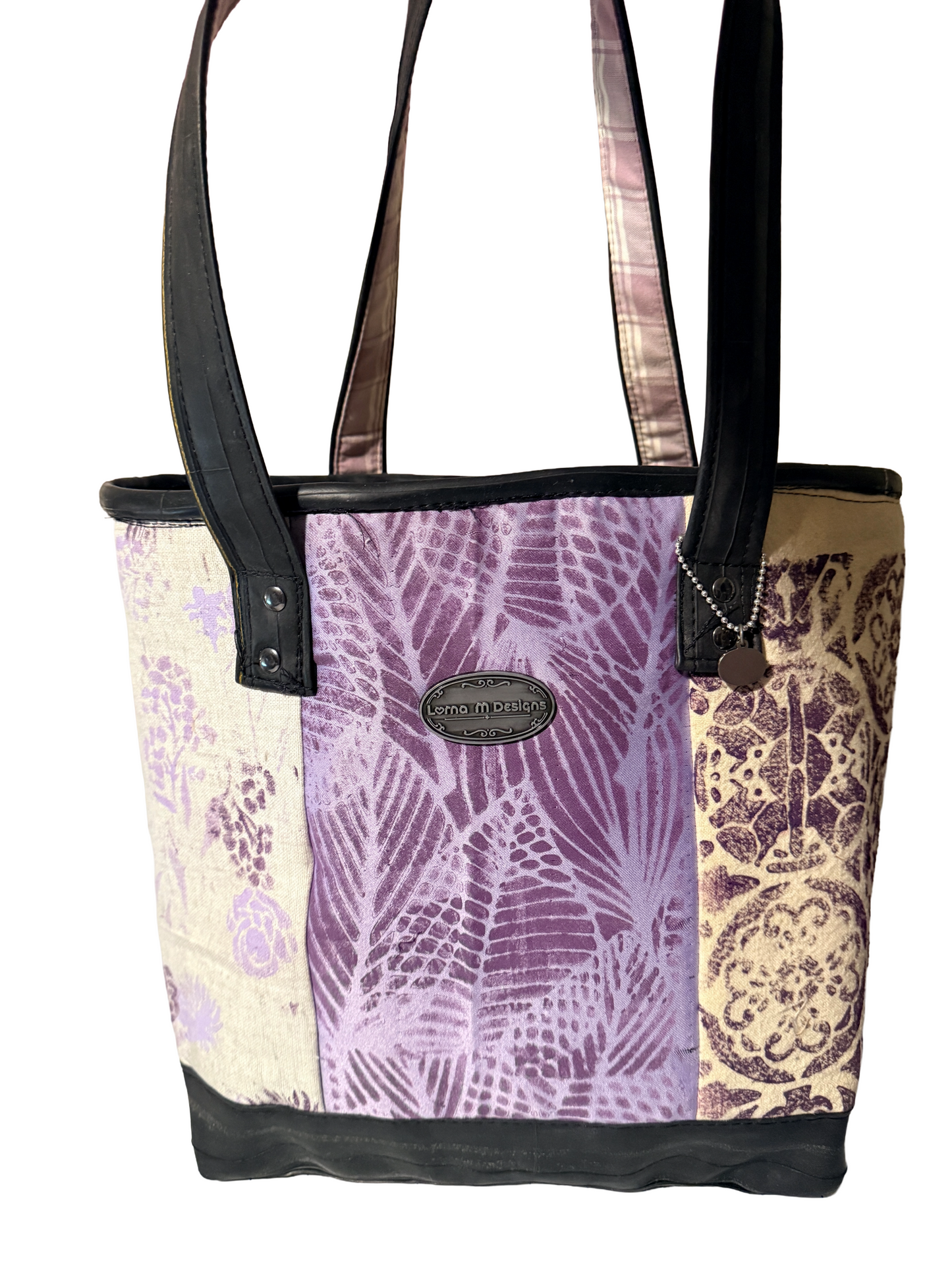 Summer Lilac Crossbody Tote Bag