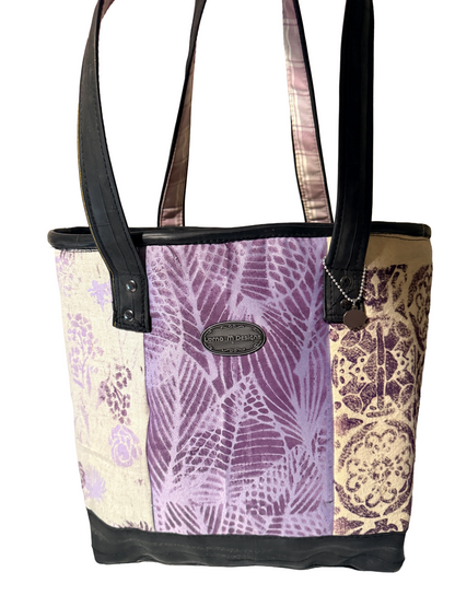Summer Lilac Crossbody Tote Bag