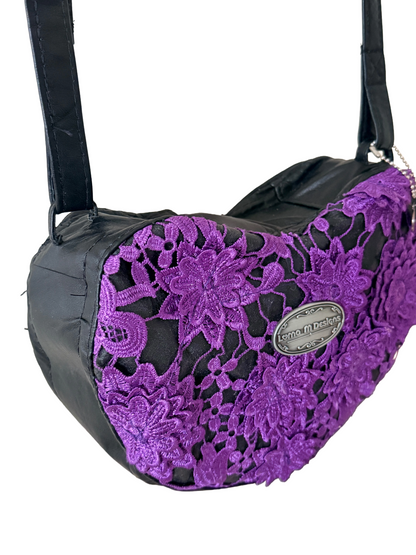 Leather Heart Purse