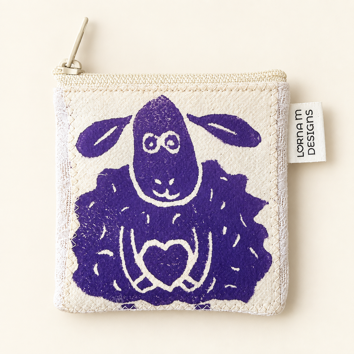 Rainbow Sheep Knitting Bag