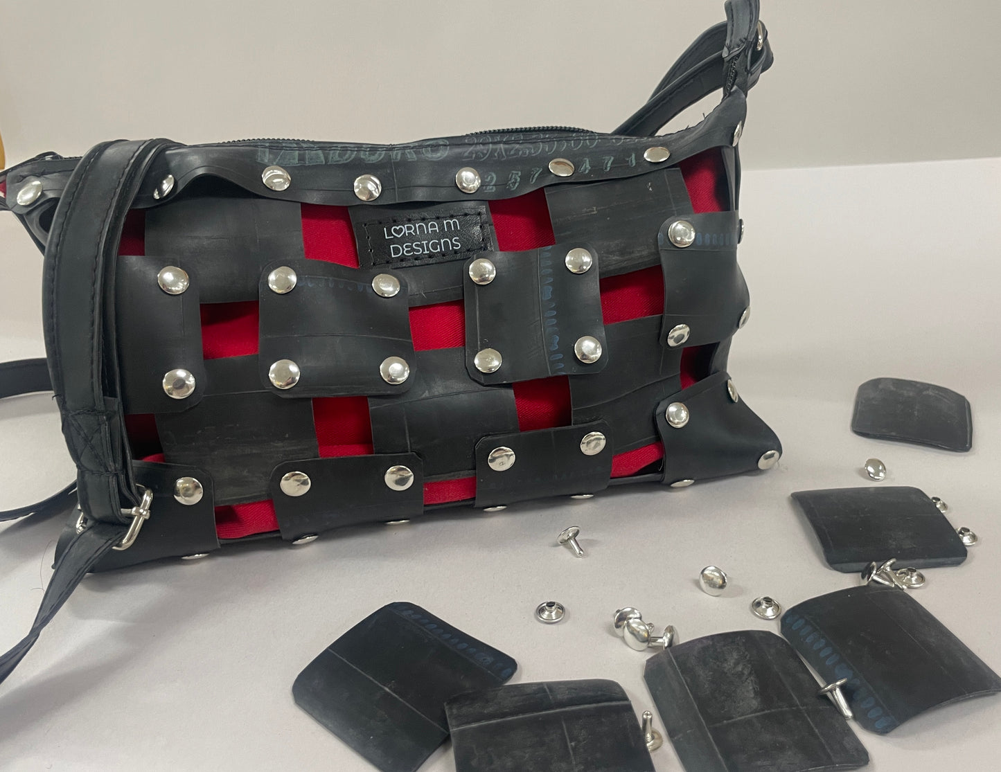 Rivets Crossbody Purse