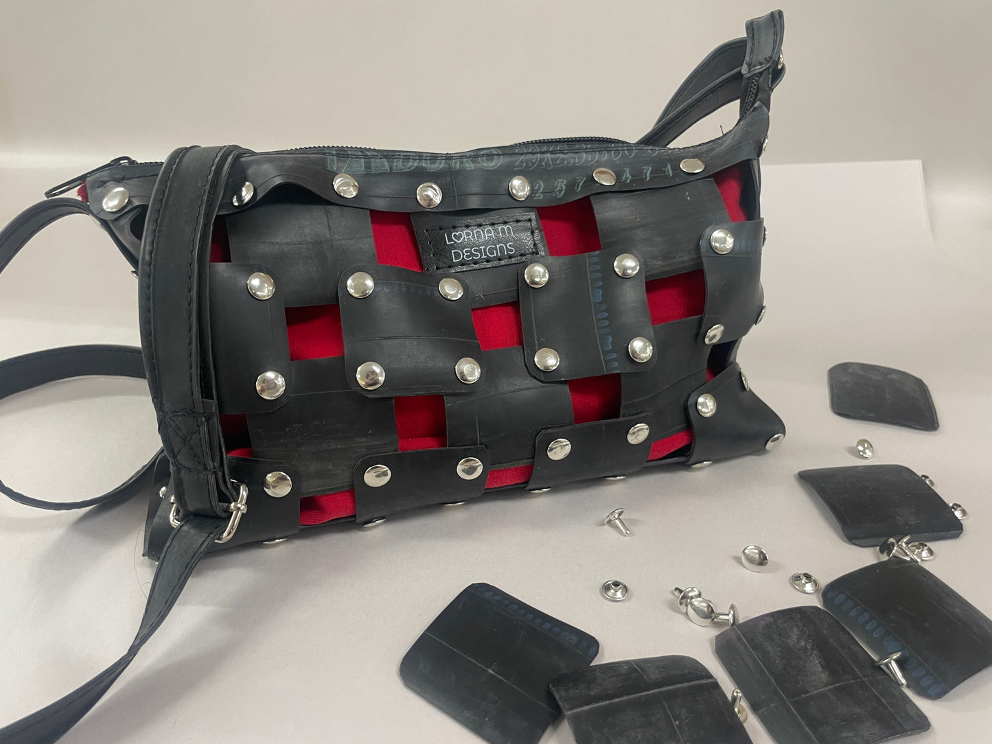 Rivets Crossbody Purse