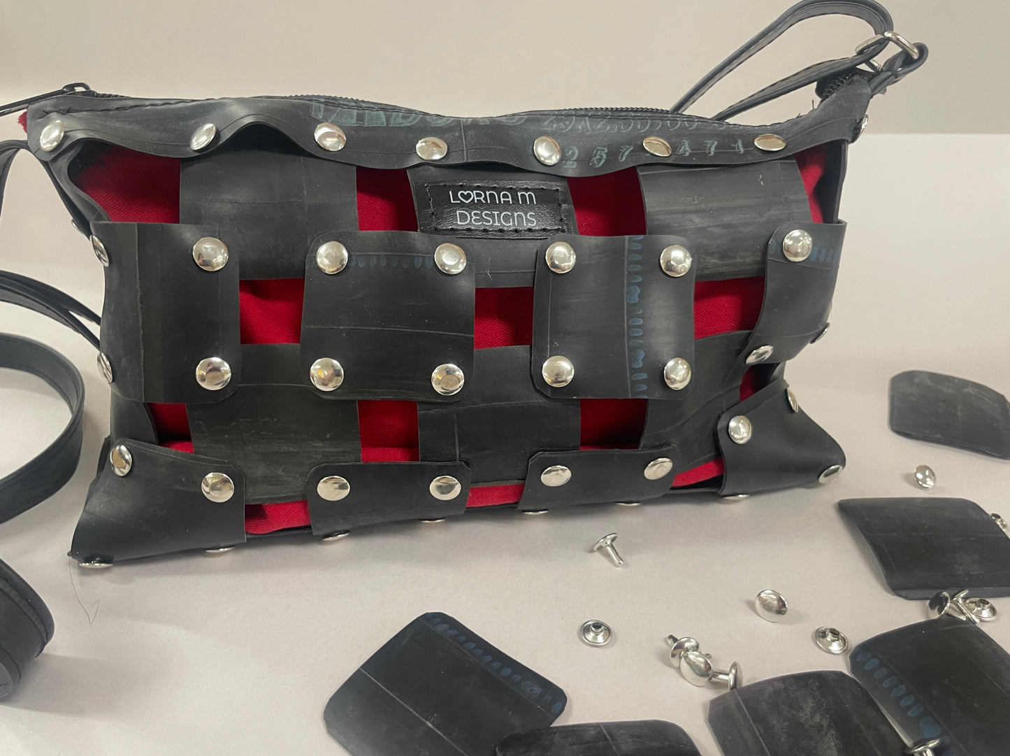 Rivets Crossbody Purse