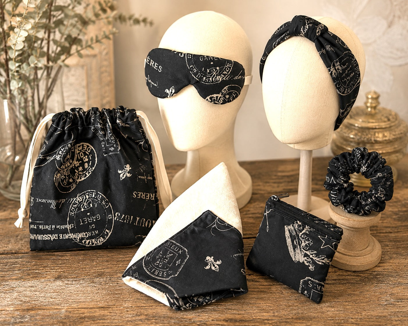 Spa Class 2: Headband, Face Cloth, Scrunchie--Beginner