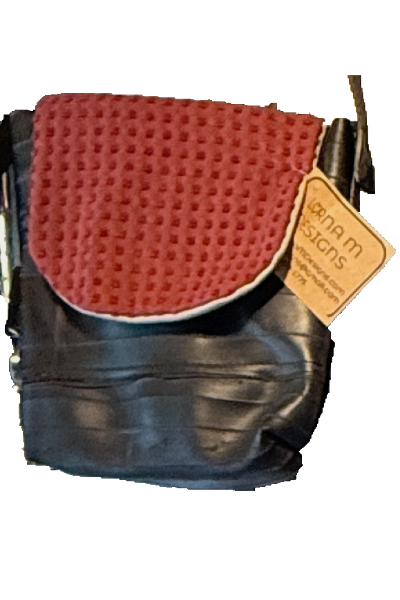 Mini Crossbody Purse w/ Fabric Flap (w)