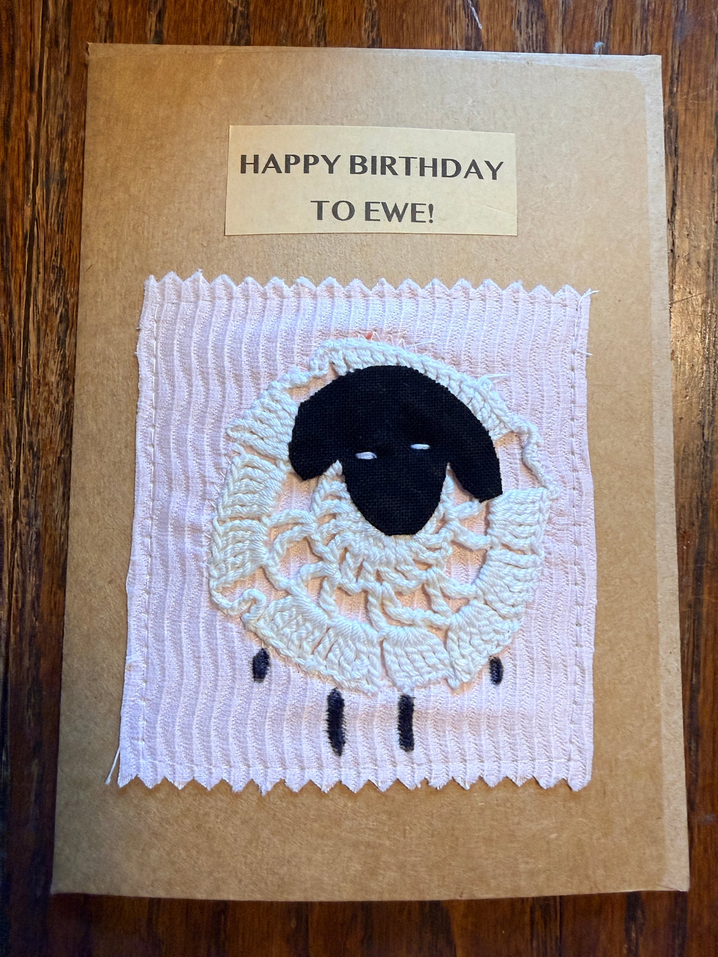 Handmade Sheep-y Greeting Cards
