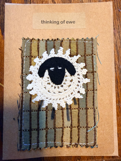 Handmade Sheep-y Greeting Cards