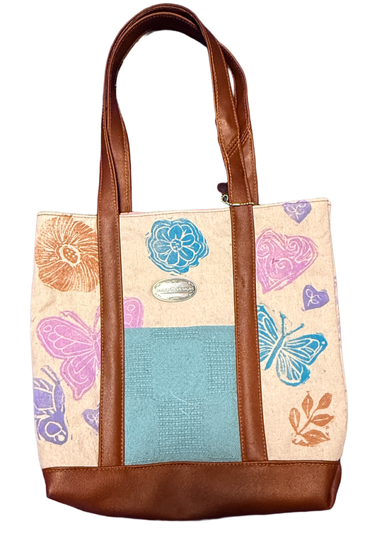 Vintage Spring 26 Tote with Leather