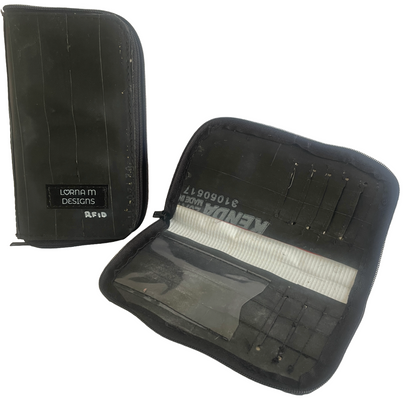 Zipped Inner Tube Wallet